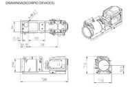 240mm/60mm doubles - caméra de sécurité thermique de champ de vision, caméra infrarouge JH640-240 de formation d'images thermiques